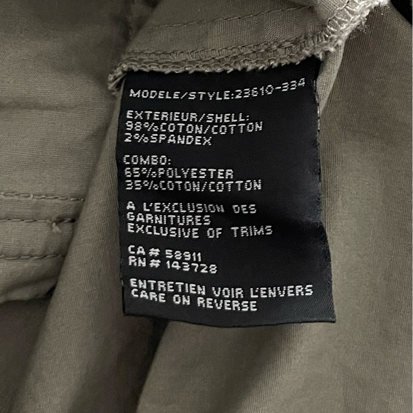 Tribal Hooded Vest - Cargo Pockets & Olive Grey - Size Medium - Picture 15 of 16